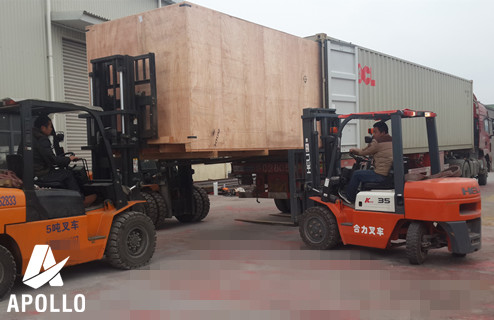 Telescopic Conveyor shipment